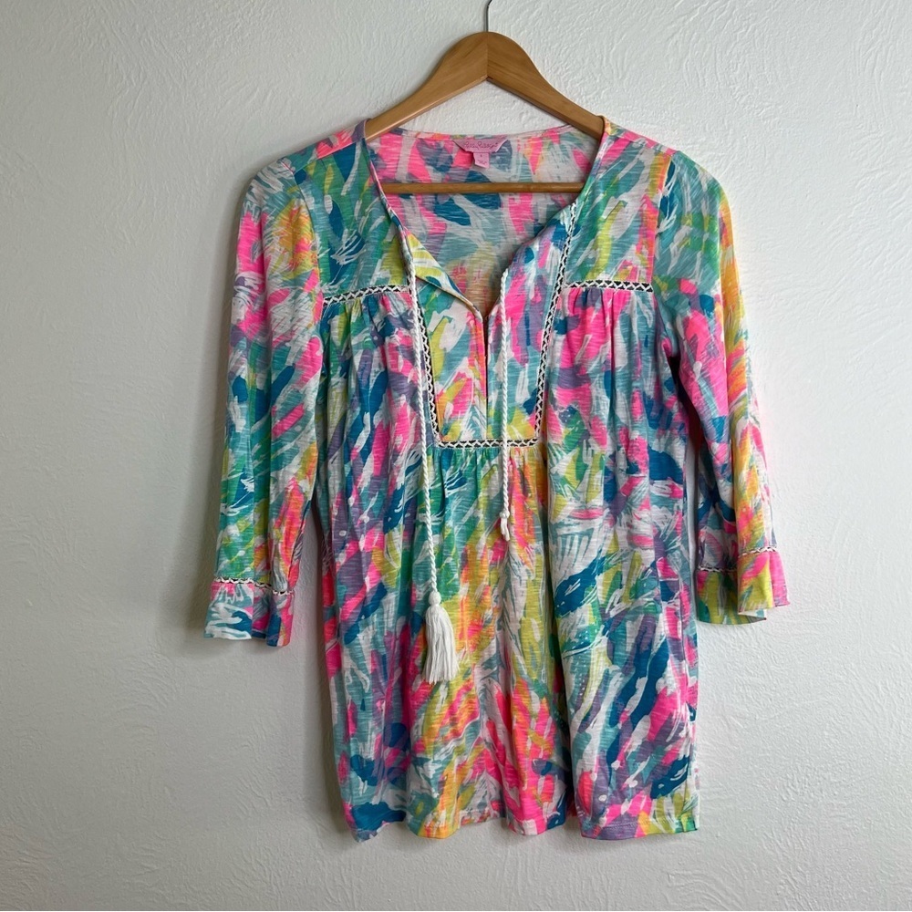 Lilly Pulitzer Tunic Top Size Small